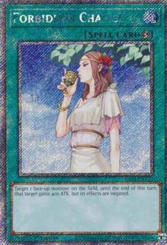 Forbidden Chalice (V.1 - Platinum Secret Rare) - Quarter Century Stampede (Platinum Secret Rare) [RA04-137]