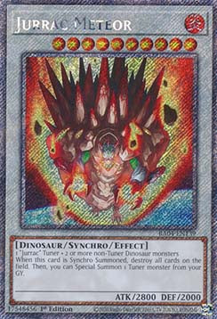 Jurrac Meteor (V.1 - Platinum Secret Rare) - Quarter Century Stampede (Platinum Secret Rare) [RA04-139]