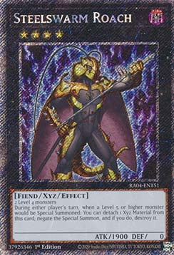 Steelswarm Roach (V.1 - Platinum Secret Rare) - Quarter Century Stampede (Platinum Secret Rare) [RA04-151]
