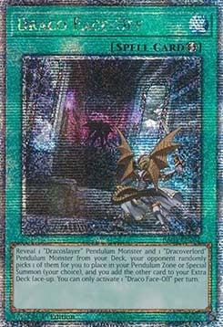 Draco Face-Off (V.2 - Quarter Century Secret Rare) - Quarter Century Stampede (Quarter Century Secret Rare) [RA04-262]