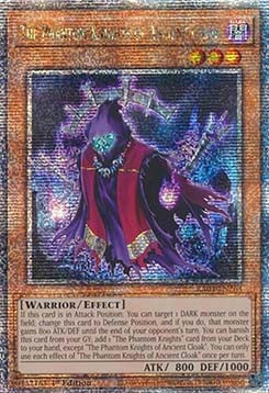 The Phantom Knights of Ancient Cloak (V.2 - Quarter Century Secret Rare) - Quarter Century Stampede (Quarter Century Secret Rare) [RA04-263]