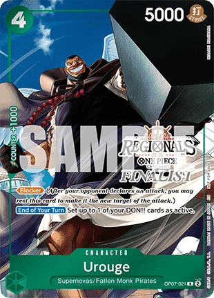 Urouge (OP07-021) (V.2) - Special Tournament Promos (Rare) [STP-OP07-021]