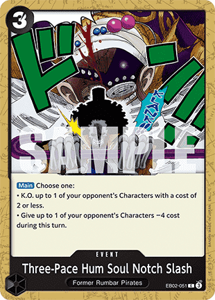 Three-Pace Hum Soul Notch Slash (EB02-051) - Anime 25th Collection (Common) [EB02-051]