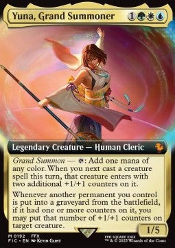 Yuna, Grand Summoner (V.1) - Commander: FINAL FANTASY: Extras (Mythic) [XFIC-192]