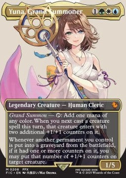 Yuna, Grand Summoner (V.2) - Commander: FINAL FANTASY: Extras (Mythic) [XFIC-208]