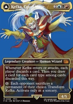 Kefka, Court Mage // Kefka, Ruler of Ruin (V.2) - FINAL FANTASY: Extras (Mythic) [XFIN-398]
