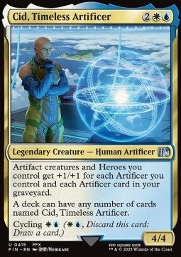 Cid, Timeless Artificer (V.9) - FINAL FANTASY: Extras (Uncommon) [XFIN-415]