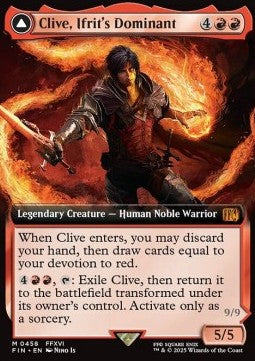 Clive, Ifrit's Dominant // Ifrit, Warden of Inferno (V.3) - FINAL FANTASY: Extras (Mythic) [XFIN-458]