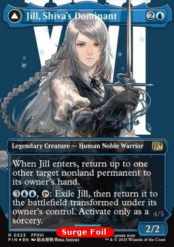 Jill, Shiva's Dominant // Shiva, Warden of Ice (V.3) - FINAL FANTASY: Extras (Rare) [XFIN-523]