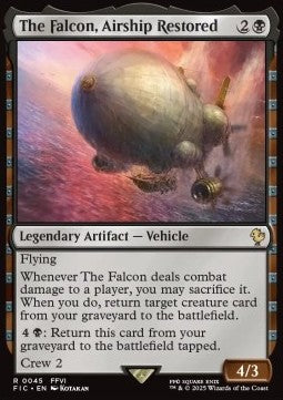 The Falcon, Airship Restored - Commander: FINAL FANTASY (Rare) [FIC-45]