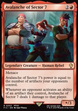 Avalanche of Sector 7 - Commander: FINAL FANTASY (Rare) [FIC-53]