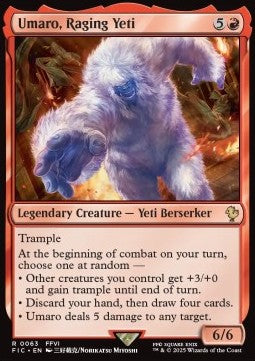 Umaro, Raging Yeti - Commander: FINAL FANTASY (Rare) [FIC-63]