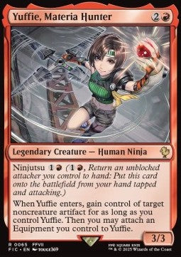 Yuffie, Materia Hunter - Commander: FINAL FANTASY (Rare) [FIC-65]
