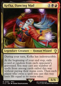 Kefka, Dancing Mad - Commander: FINAL FANTASY (Rare) [FIC-84]