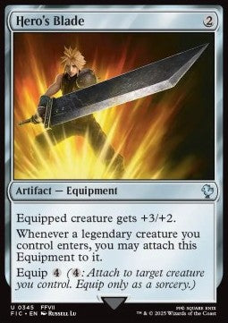 Hero's Blade - Commander: FINAL FANTASY (Uncommon) [FIC-345]