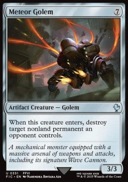 Meteor Golem - Commander: FINAL FANTASY (Uncommon) [FIC-351]