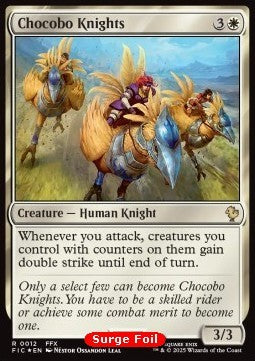 Chocobo Knights - Commander: FINAL FANTASY: Collector's Edition (Rare) [CFIC-12]