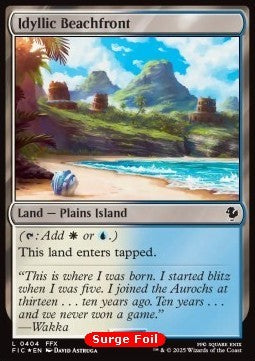 Idyllic Beachfront - Commander: FINAL FANTASY: Collector's Edition (Common) [CFIC-404]