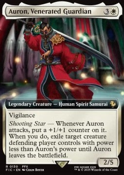 Auron, Venerated Guardian - Commander: FINAL FANTASY: Extras (Rare) [XFIC-130]