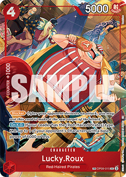 Lucky.Roux (OP09-015) - A Fist of Divine Speed (Treasure Rare) [OP11-OP09-015]