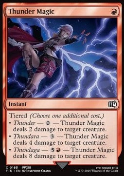 Thunder Magic - FINAL FANTASY (Common) [FIN-165]