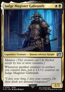 Judge Magister Gabranth - FINAL FANTASY (Uncommon) [FIN-230]