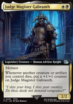 Judge Magister Gabranth - FINAL FANTASY: Extras (Uncommon) [XFIN-495]