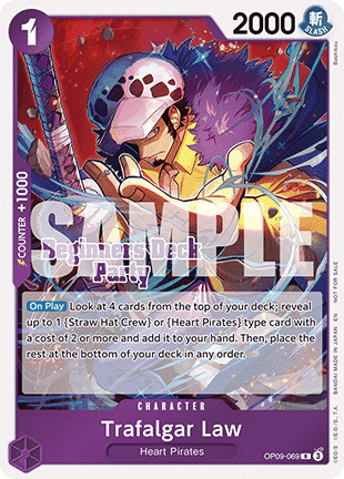 Traflagar Law (OP09-069) (V.1) - Unnumbered Promos (Rare) [UP-OP09-069]