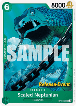Scaled Neptunian (OP11-026) - Promos: A Fist of Divine Speed (Common) [OP11P-026]