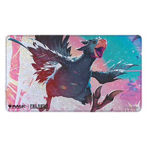 Magic: The Gathering - FINAL FANTASY: "Traveling Chocobo" (Black) Holofoil Playmat - FINAL FANTASY