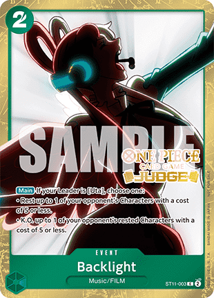 Backlight (ST11-003) - Judge Promos (Common) [JDG-ST11-003]