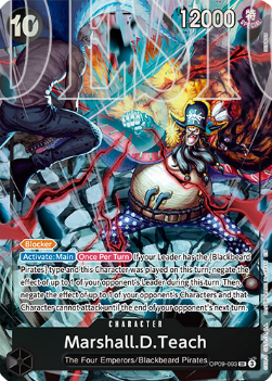 Marshall.D.Teach (OP09-093) - Unnumbered Promos (Super Rare) [UP-OP09-093]