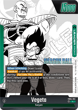 Vegeta // Vegeta (FB04-051) [Fusion World] (V.1 - Leader)
