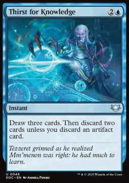 Thirst for Knowledge - Commander: Edge of Eternities (Uncommon) [EOC-48]