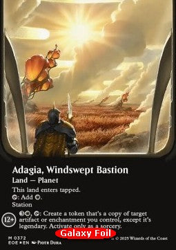 Adagia, Windswept Bastion (V.2) - Edge of Eternities: Extras (Mythic) [XEOE-372]