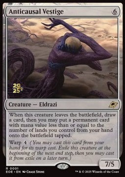 Anticausal Vestige (V.1) - Edge of Eternities: Promos (Rare) [PEOE-1]