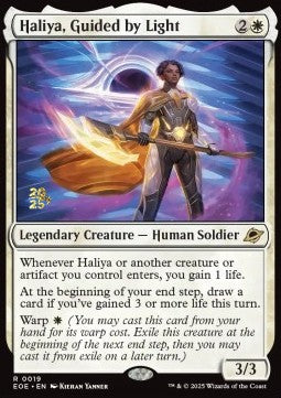 Haliya, Guided by Light (V.1) - Edge of Eternities: Promos (Rare) [PEOE-19]