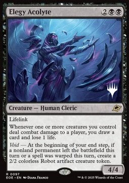 Elegy Acolyte (V.2) - Edge of Eternities: Promos (Rare) [PEOE-97]