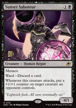 Sunset Saboteur (V.1) - Edge of Eternities: Promos (Rare) [PEOE-116]