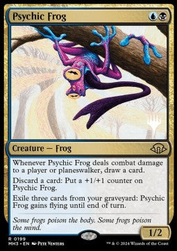Psychic Frog (V.2) - Modern Horizons 3: Promos (Rare) [PMH3-199]