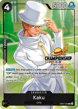 Kaku (OP07-080) (V.3) - Unnumbered Promos (Rare) [UP-OP07-080]