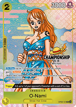 Nami (OP06-101) (V.2) - Unnumbered Promos (Rare) [UP-OP06-101]