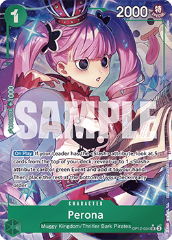 Perona (OP12-034) (V.2) - Legacy of the Master (Alternate Art) [OP12-034]