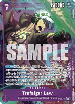 Trafalgar Law (OP12-073) (V.2) - Legacy of the Master (Alternate Art) [OP12-073]