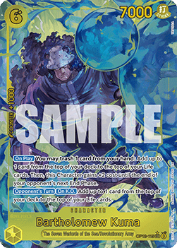 Bartholomew Kuma (OP12-119) (V.2) - Legacy of the Master (Alternate Art) [OP12-119]