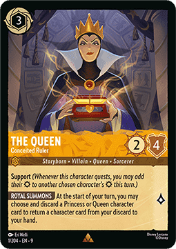 The Queen - Conceited Ruler (V.1) - Fabled (Rare) [9FAB-1]