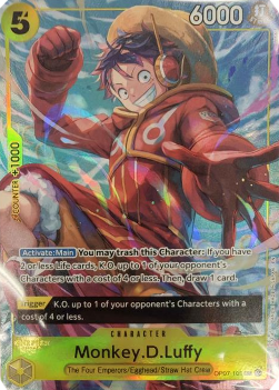Monkey.D.Luffy (OP07-109) (V.1) - Unnumbered Promos (Super Rare) [UP-OP07-109]