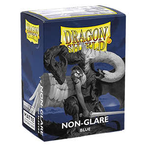 100 Dragon Shield Sleeves - Matte Blue (Non-Glare)