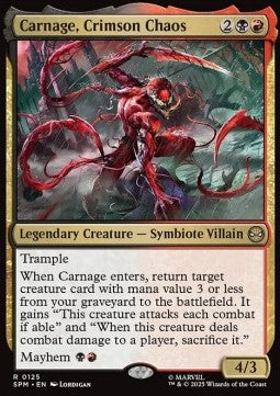 Carnage, Crimson Chaos - Marvel's Spider-Man (Rare) [SPM-125]