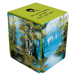 Ultra Pro "Bob Ross Lakeside Path" Alcove Flip Deck Box